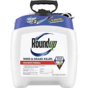 imageRoundup Weed and Grass Killer Concentrate Use in and Around Flower Beds Walkways and Other Areas of Your Yard 352 fl oz133 gal