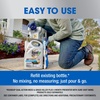 image:imageRoundup Dual Action Weed and Grass Killer Plus 4 Month Preventer with Sure Shot Wand Liquid 133 gal SilverRefill