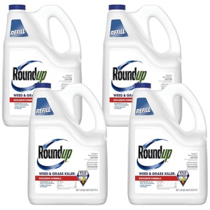 image:imageRoundup Weed and Grass Killer with Comfort Wand Use in and Around Flower Beds Trees and Driveways 133 gal125 gal Pack of 4